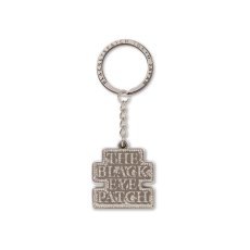 画像1: BlackEyePatch/RHINESTONED OG LABEL PLATED KEYCHAIN（SILVER） (1)