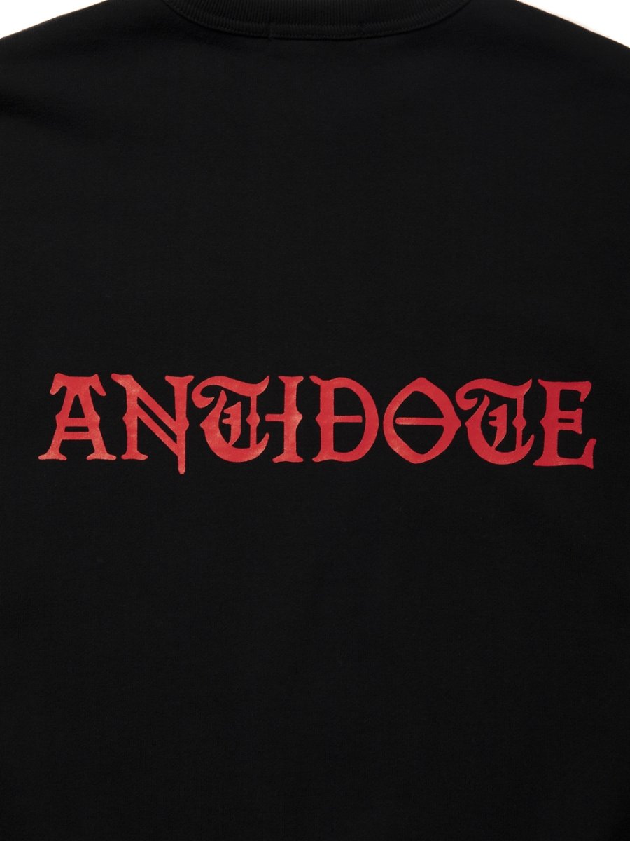 画像4: ANTIDOTE BUYERS CLUB/Over Sized Logo Crew Neck Sweatshirt（Black） (4)