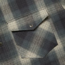 画像5: CALEE/OMBRE CHECK WESTERN L/S SH（BLACK）［オンブレチェックウエスタンシャツ-25秋冬］ (5)