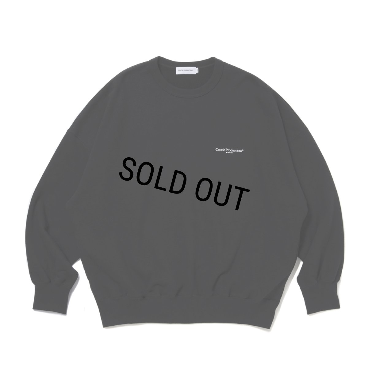 画像1: COOTIE PRODUCTIONS/Plain Sweat Crew（Black）［プレーンスウェットクルー-25秋冬］ (1)