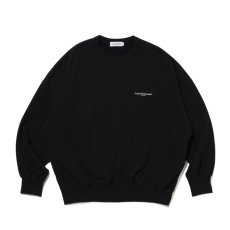 画像1: COOTIE PRODUCTIONS/Plain Sweat Crew（Black）［プレーンスウェットクルー-25秋冬］ (1)