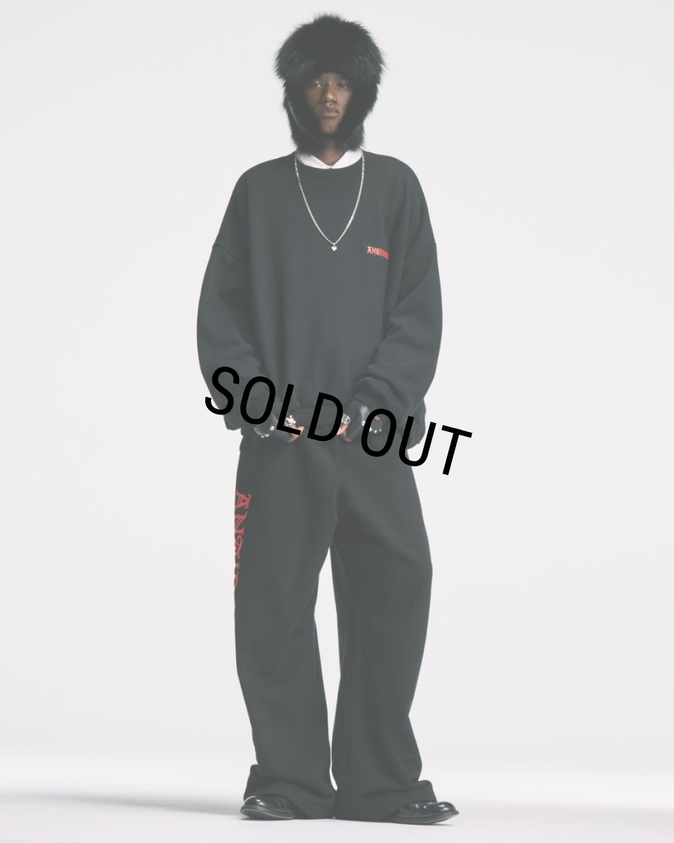 画像5: ANTIDOTE BUYERS CLUB/Over Sized Logo Crew Neck Sweatshirt（Black） (5)