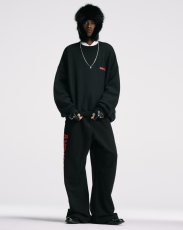 画像5: ANTIDOTE BUYERS CLUB/Over Sized Logo Crew Neck Sweatshirt（Black） (5)