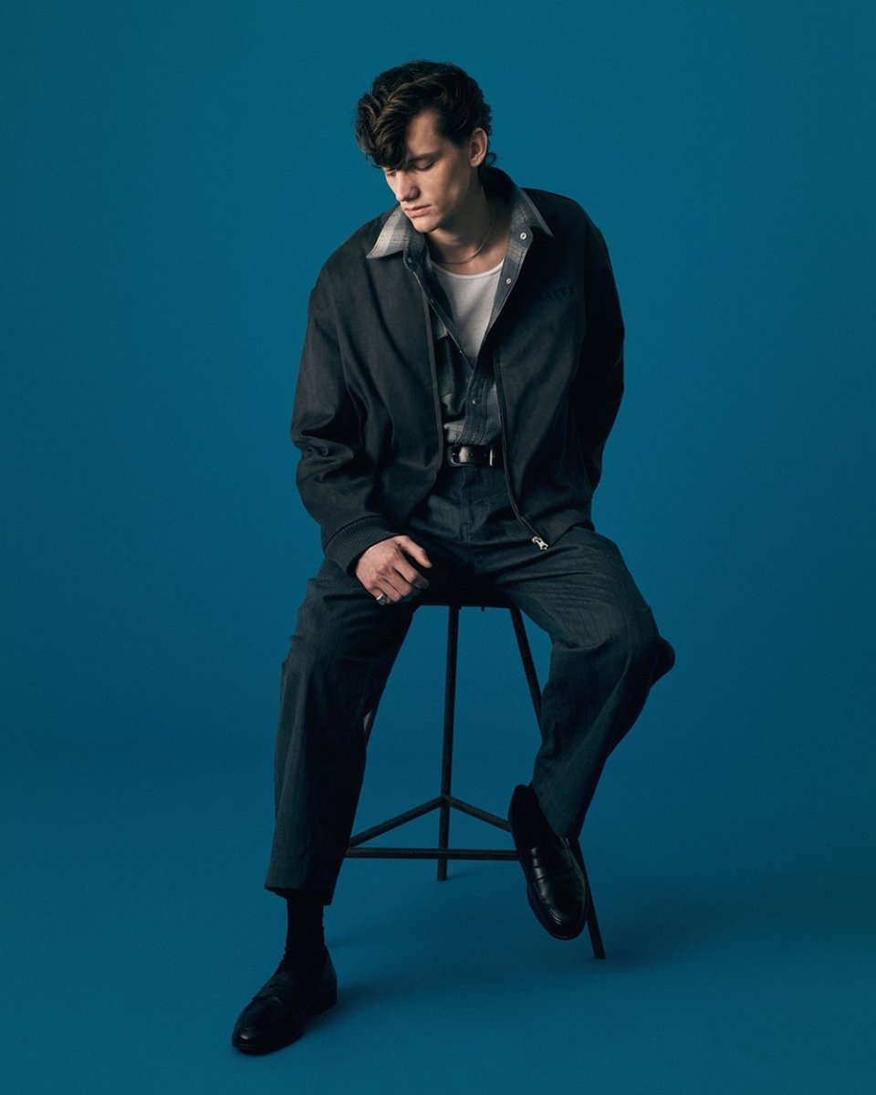 画像8: CALEE/OMBRE CHECK WESTERN L/S SH（BLACK）［オンブレチェックウエスタンシャツ-25秋冬］ (8)