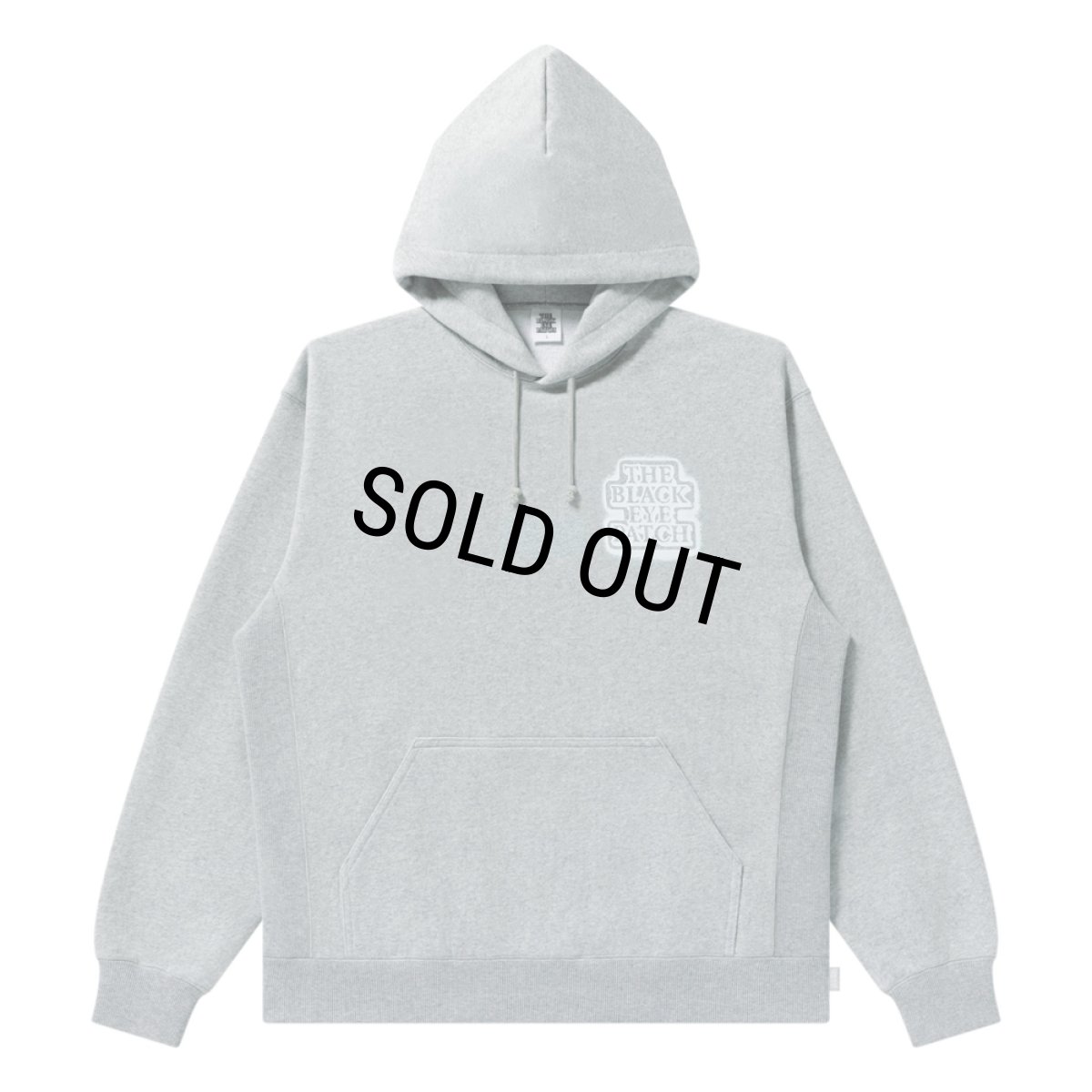 画像2: BlackEyePatch/SPRAYED OG LABEL HOODIE（HEATHER GRAY） (2)