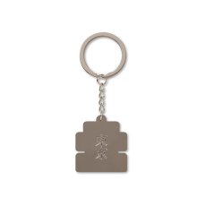 画像2: BlackEyePatch/RHINESTONED OG LABEL PLATED KEYCHAIN（SILVER） (2)
