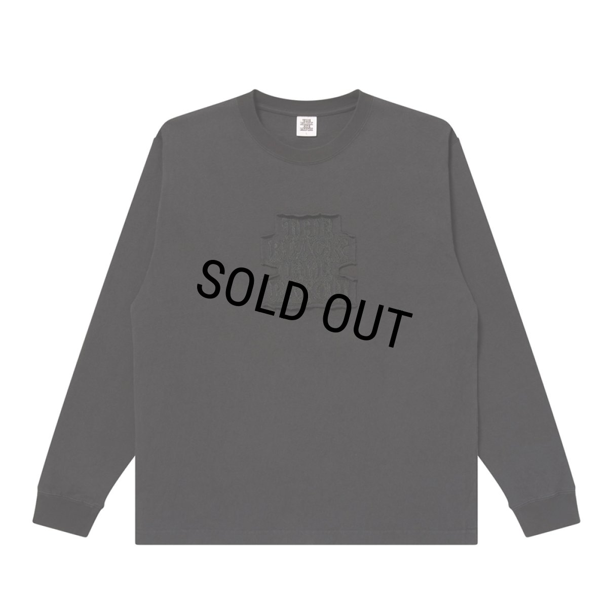 画像1: BlackEyePatch/WASHED OG LABEL PATCHED L/S TEE（BLACK） (1)