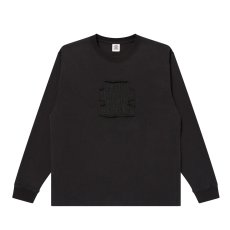 画像1: BlackEyePatch/WASHED OG LABEL PATCHED L/S TEE（BLACK） (1)
