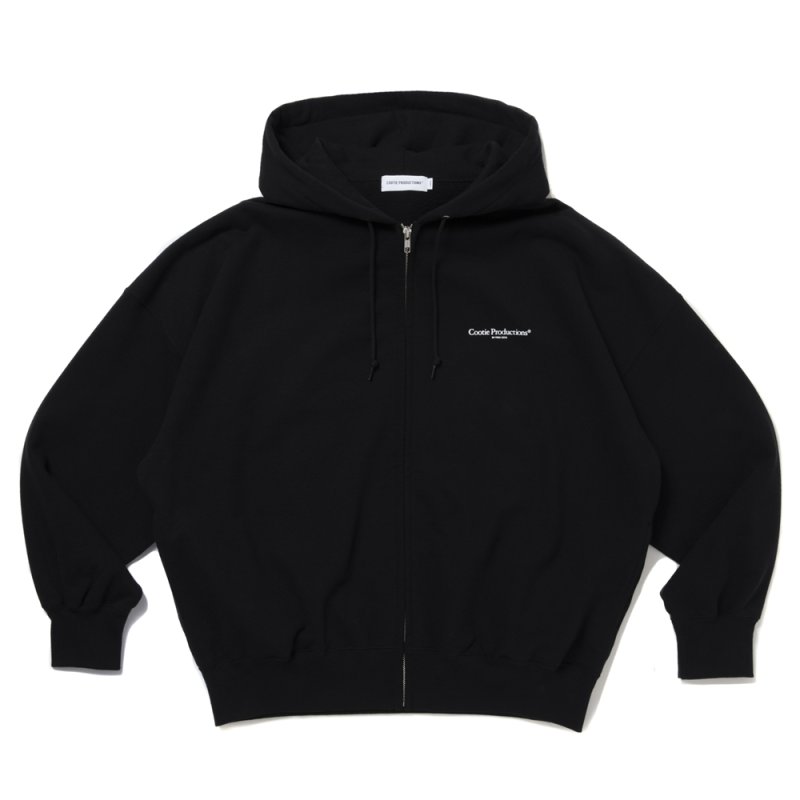 画像1: COOTIE PRODUCTIONS/Plain Sweat Zip Hoodie（Black）［プレーンスウェットジップフーディー-25秋冬］