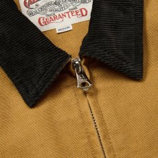 画像4: CALEE/VINTAGE REPRODUCT CORDURY COLLAR DUCK JACKET（CAMEL）［コーデュロイカラーダックJKT-25秋冬］ (4)