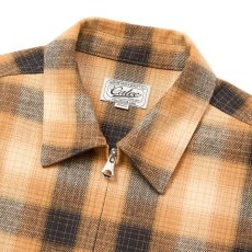 画像3: CALEE/OMBRE CHECK SWINGTOP（ORANGE）［オンブレチェックスウィングトップ-25秋冬］ (3)