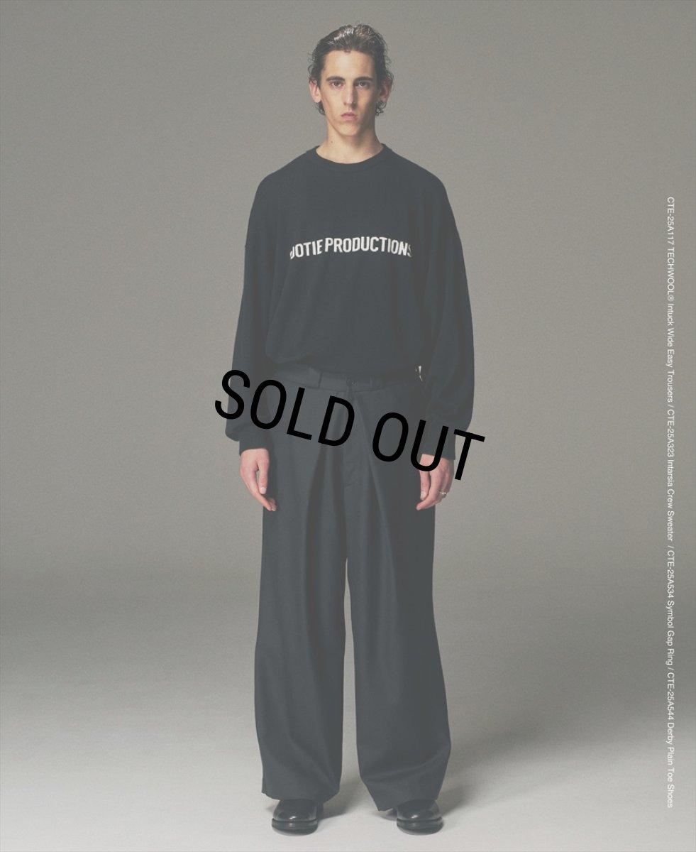 画像6: COOTIE PRODUCTIONS/Intarsia Crew Sweater（Black）［インターシャクルーセーター-25秋冬］ (6)