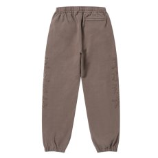 画像2: BlackEyePatch/HWC EMBROIDERED PIGMENT DYED SWEAT PANTS（BROWN） (2)