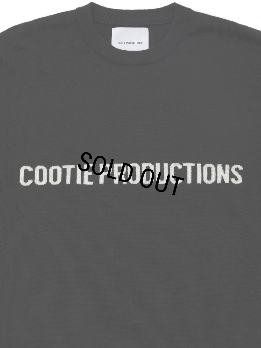 画像3: COOTIE PRODUCTIONS/Intarsia Crew Sweater（Black）［インターシャクルーセーター-25秋冬］ (3)