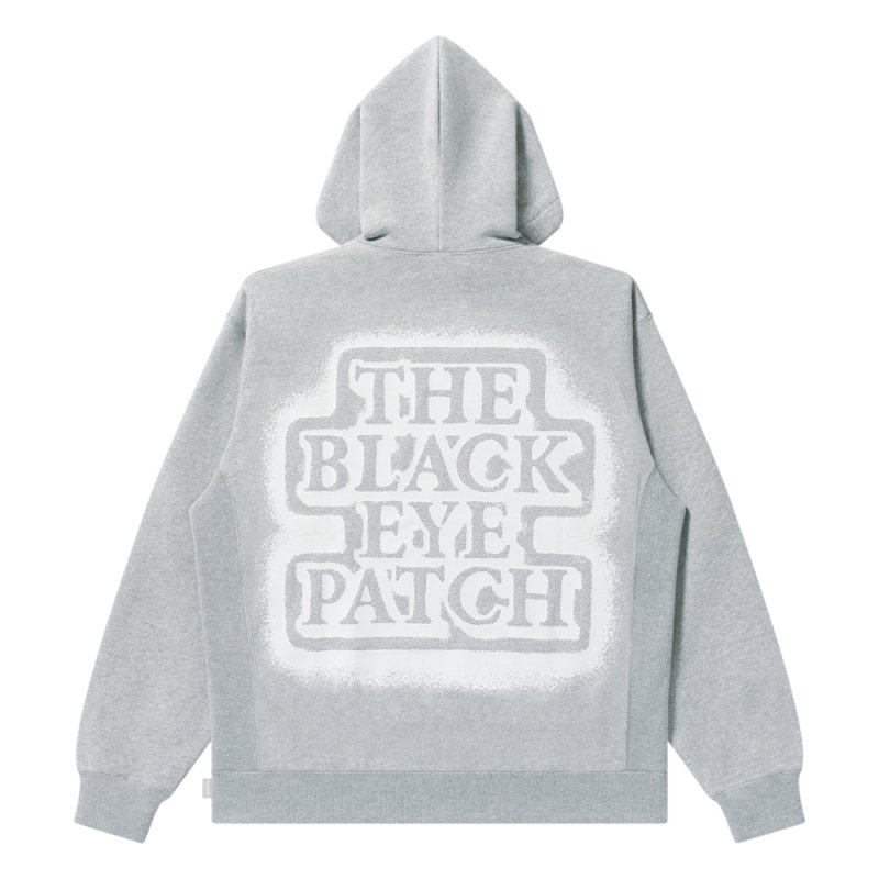画像2: BlackEyePatch/SPRAYED OG LABEL HOODIE（HEATHER GRAY）
