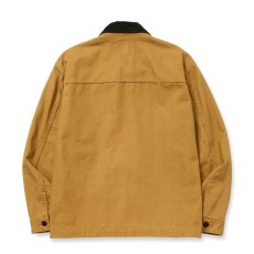 画像2: CALEE/VINTAGE REPRODUCT CORDURY COLLAR DUCK JACKET（CAMEL）［コーデュロイカラーダックJKT-25秋冬］ (2)