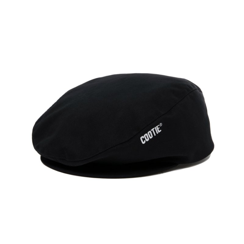 画像1: COOTIE PRODUCTIONS/Brushed Twill Hunting Cap（Black）［ツイルハンチングキャップ-25秋冬］