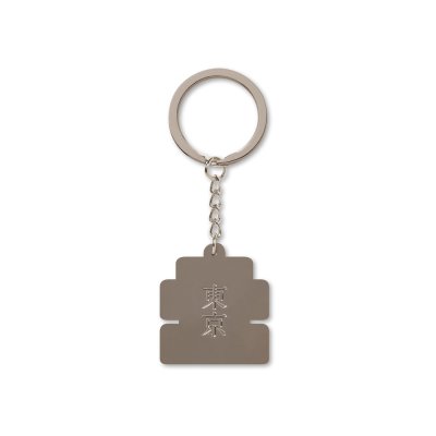 画像2: BlackEyePatch/RHINESTONED OG LABEL PLATED KEYCHAIN（SILVER）