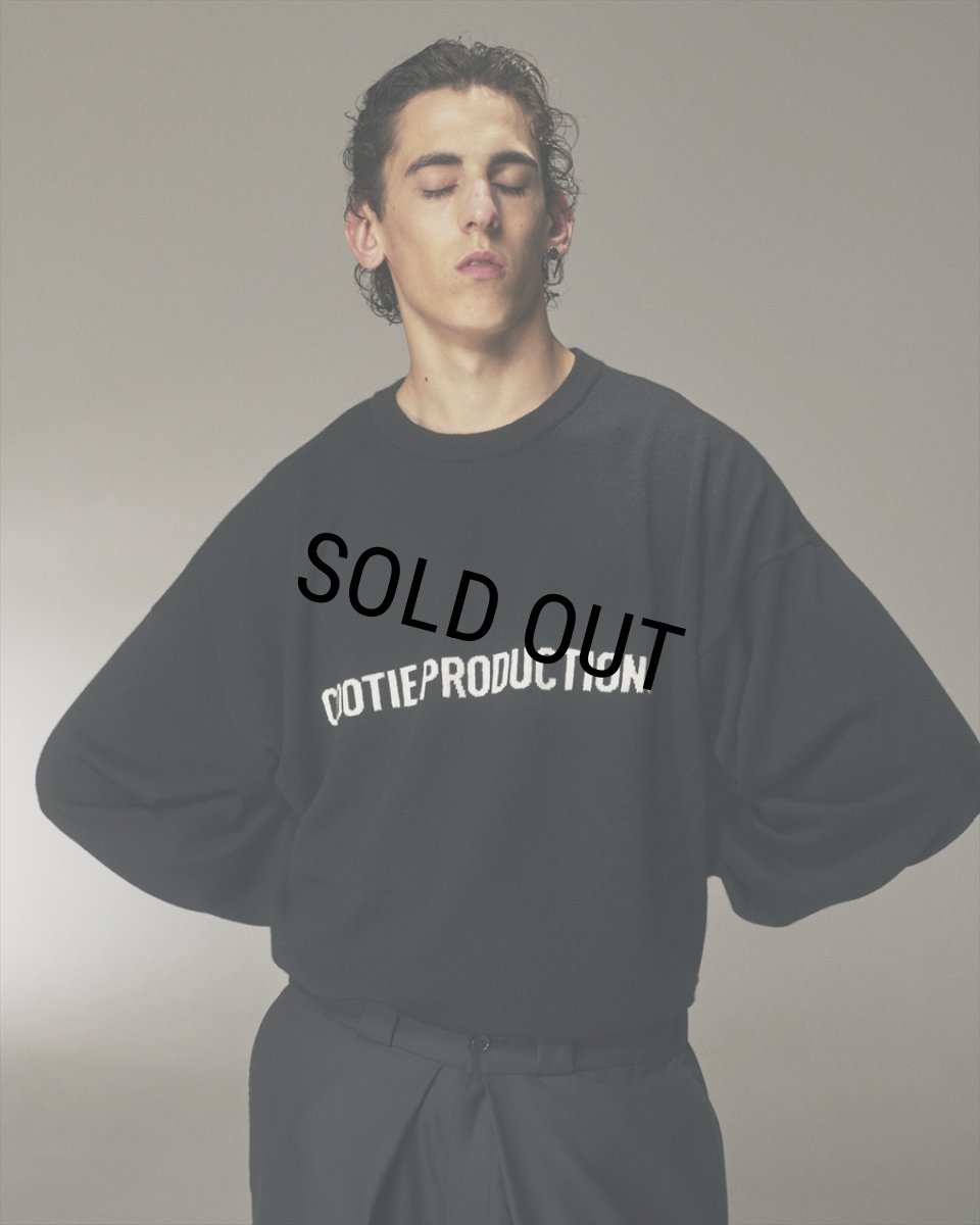 画像5: COOTIE PRODUCTIONS/Intarsia Crew Sweater（Black）［インターシャクルーセーター-25秋冬］ (5)