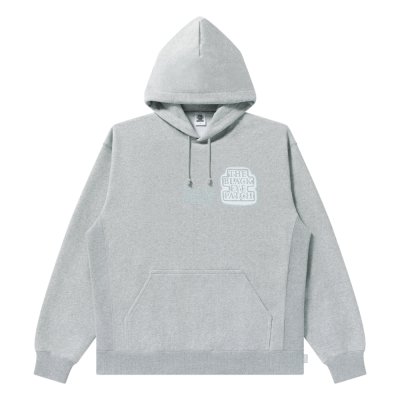 画像1: BlackEyePatch/SPRAYED OG LABEL HOODIE（HEATHER GRAY）