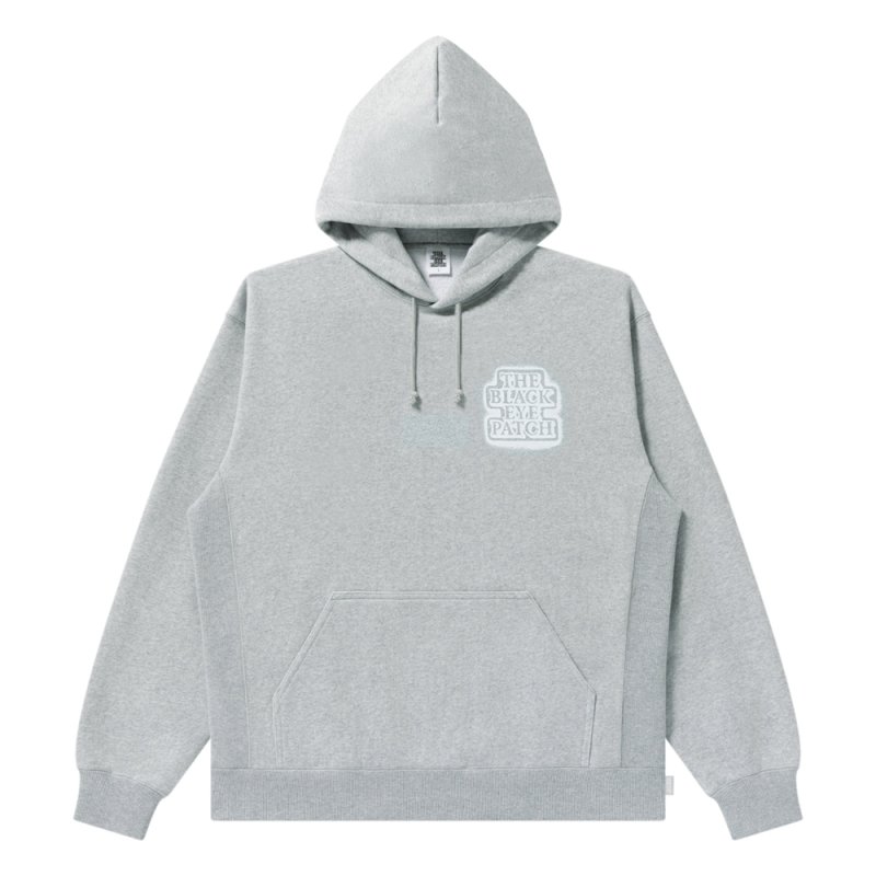 画像1: BlackEyePatch/SPRAYED OG LABEL HOODIE（HEATHER GRAY）
