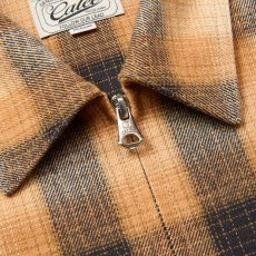 画像4: CALEE/OMBRE CHECK SWINGTOP（ORANGE）［オンブレチェックスウィングトップ-25秋冬］ (4)