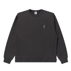 画像2: BlackEyePatch/HWC EMBROIDERED PIGMENT DYED CREW SWEAT（CHARCOAL） (2)