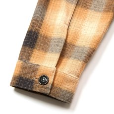 画像6: CALEE/OMBRE CHECK SWINGTOP（ORANGE）［オンブレチェックスウィングトップ-25秋冬］ (6)