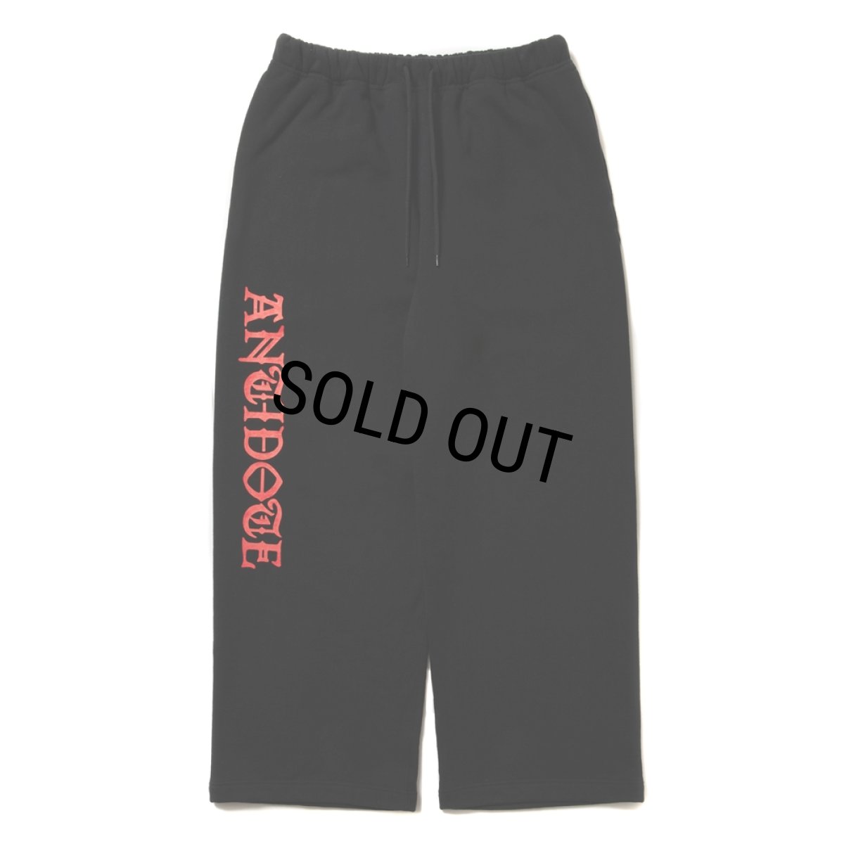 画像1: ANTIDOTE BUYERS CLUB/Over Sized Logo Sweat Pants（Black） (1)