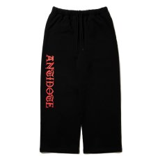 画像1: ANTIDOTE BUYERS CLUB/Over Sized Logo Sweat Pants（Black） (1)
