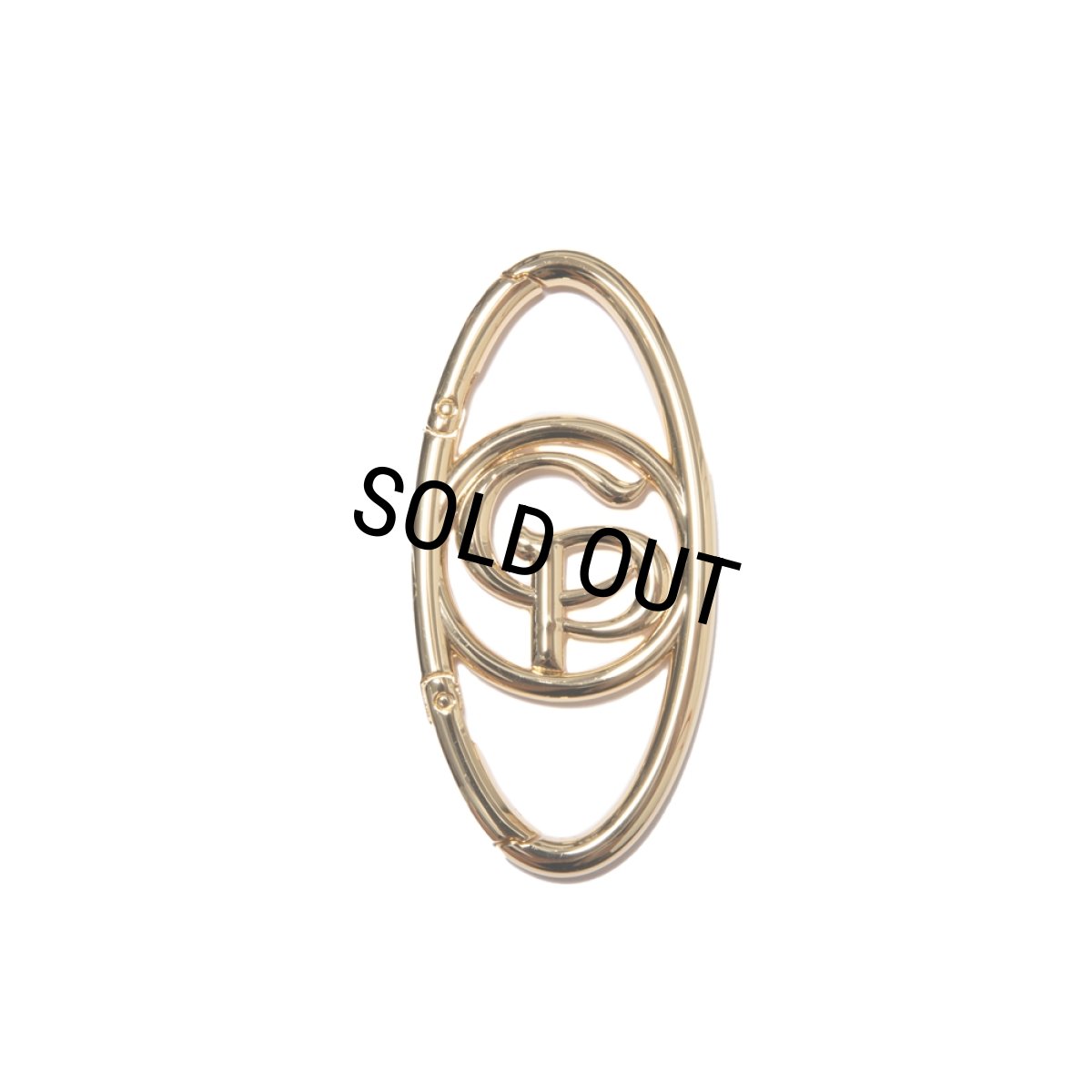 画像1: COOTIE PRODUCTIONS/Symbol Carabiner（Gold）［シンボルカラビナ-25秋冬］ (1)