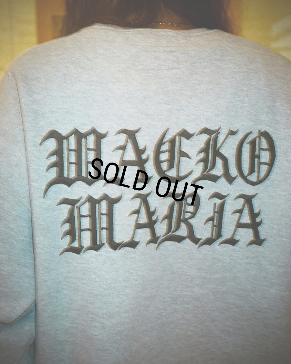 画像4: WACKO MARIA/56 TATTOO STUDIO / SWEAT SHIRT（GRAY）［クルーネックスウェット-25秋冬］ (4)