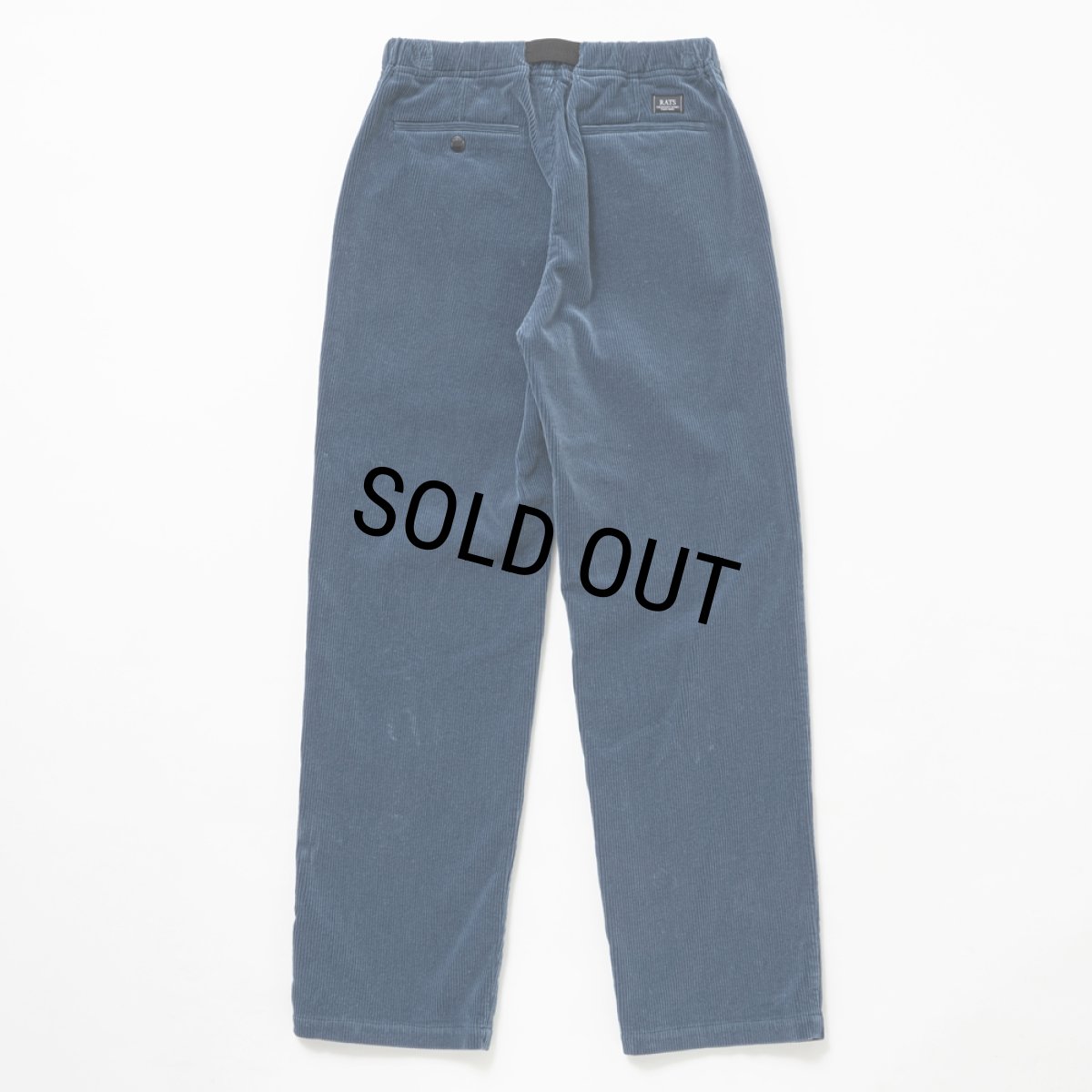 画像2: RATS/CORDUROY EASY PANTS（BLUE GRAY）［コーデュロイイージーパンツ-25秋冬］ (2)