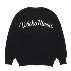 画像2: WACKO MARIA/CLASSIC KNIT CARDIGAN（BLACK）［クラシックニットカーディガン-25秋冬］ (2)