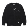 WACKO MARIA/CLASSIC KNIT CARDIGAN（BLACK）［クラシックニット