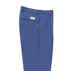 画像2: WACKO MARIA/DOUBLE PLEATED CHINO TROUSERS（BLUE）［ツータックチノトラウザース-25秋冬］ (2)