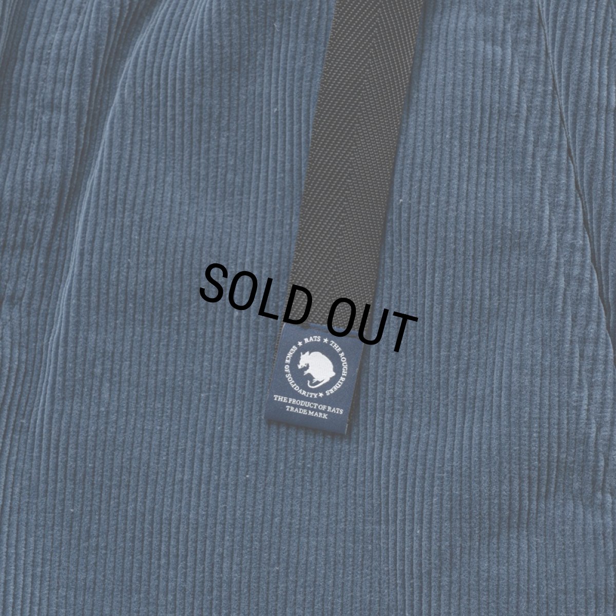 画像4: RATS/CORDUROY EASY PANTS（BLUE GRAY）［コーデュロイイージーパンツ-25秋冬］ (4)