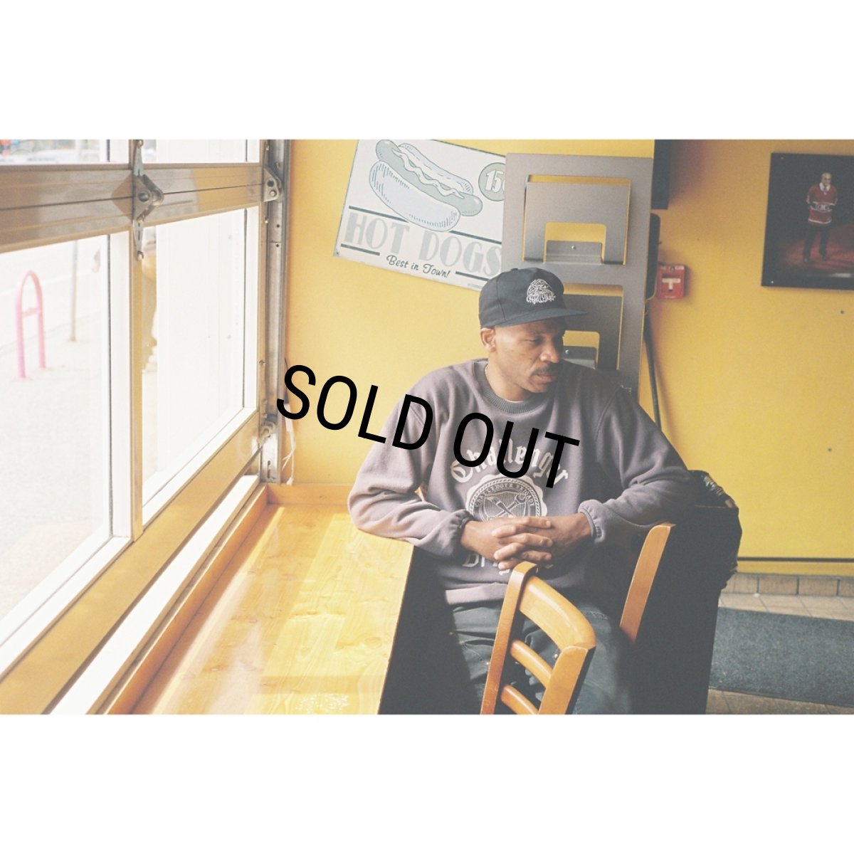 画像5: CHALLENGER/COLLEGE C/N FLEECE（BLACK）［カレッジクルーネックフリース-25秋冬］ (5)