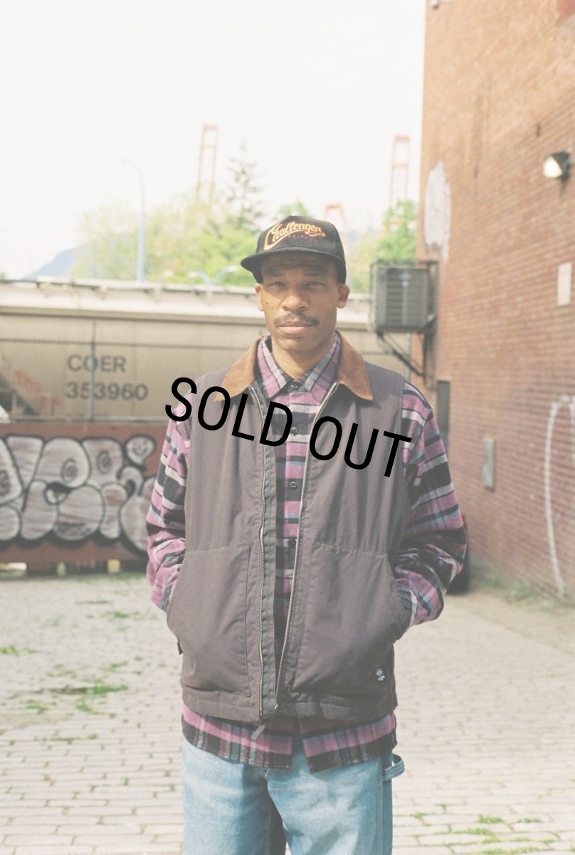 画像4: CHALLENGER/PLAID FLANNEL SHIRT（PURPLE）［チェックフランネルシャツ-25秋冬］ (4)