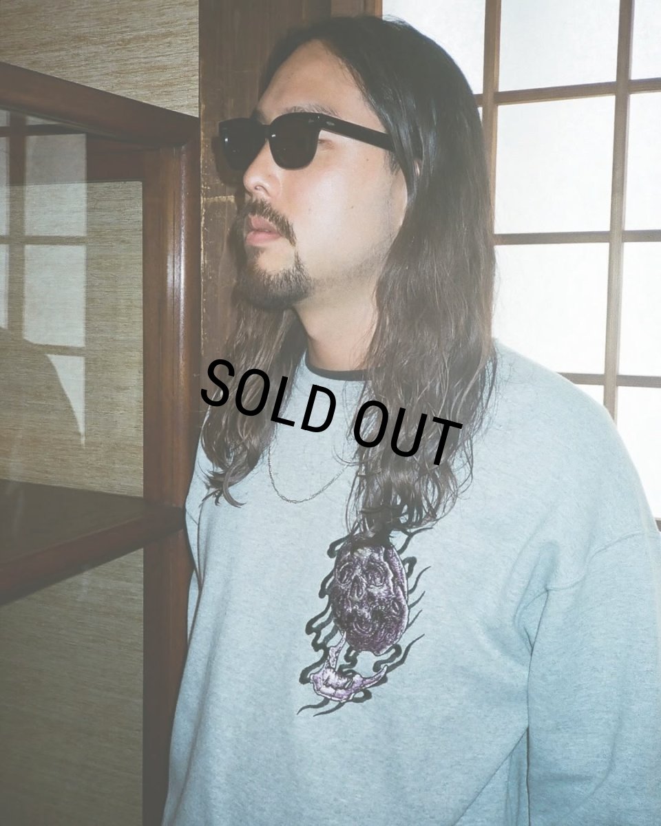 画像3: WACKO MARIA/56 TATTOO STUDIO / SWEAT SHIRT（BLACK）［クルーネックスウェット-25秋冬］ (3)