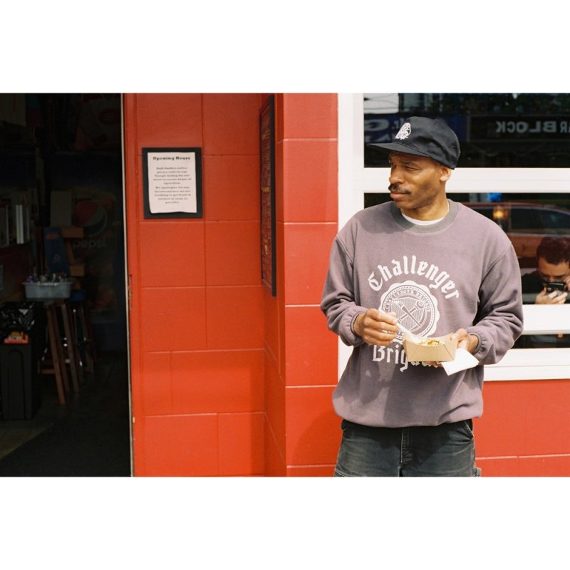 画像3: CHALLENGER/COLLEGE C/N FLEECE（CHARCOAL）［カレッジクルーネックフリース-25秋冬］