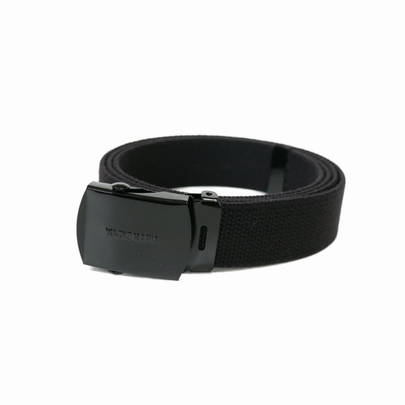 画像1: WACKO MARIA/GI BELT（BLACK）［GIベルト-25秋冬］