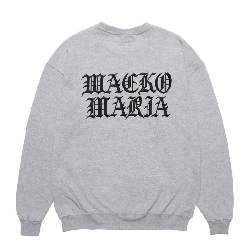 画像2: WACKO MARIA/56 TATTOO STUDIO / SWEAT SHIRT（GRAY）［クルーネックスウェット-25秋冬］