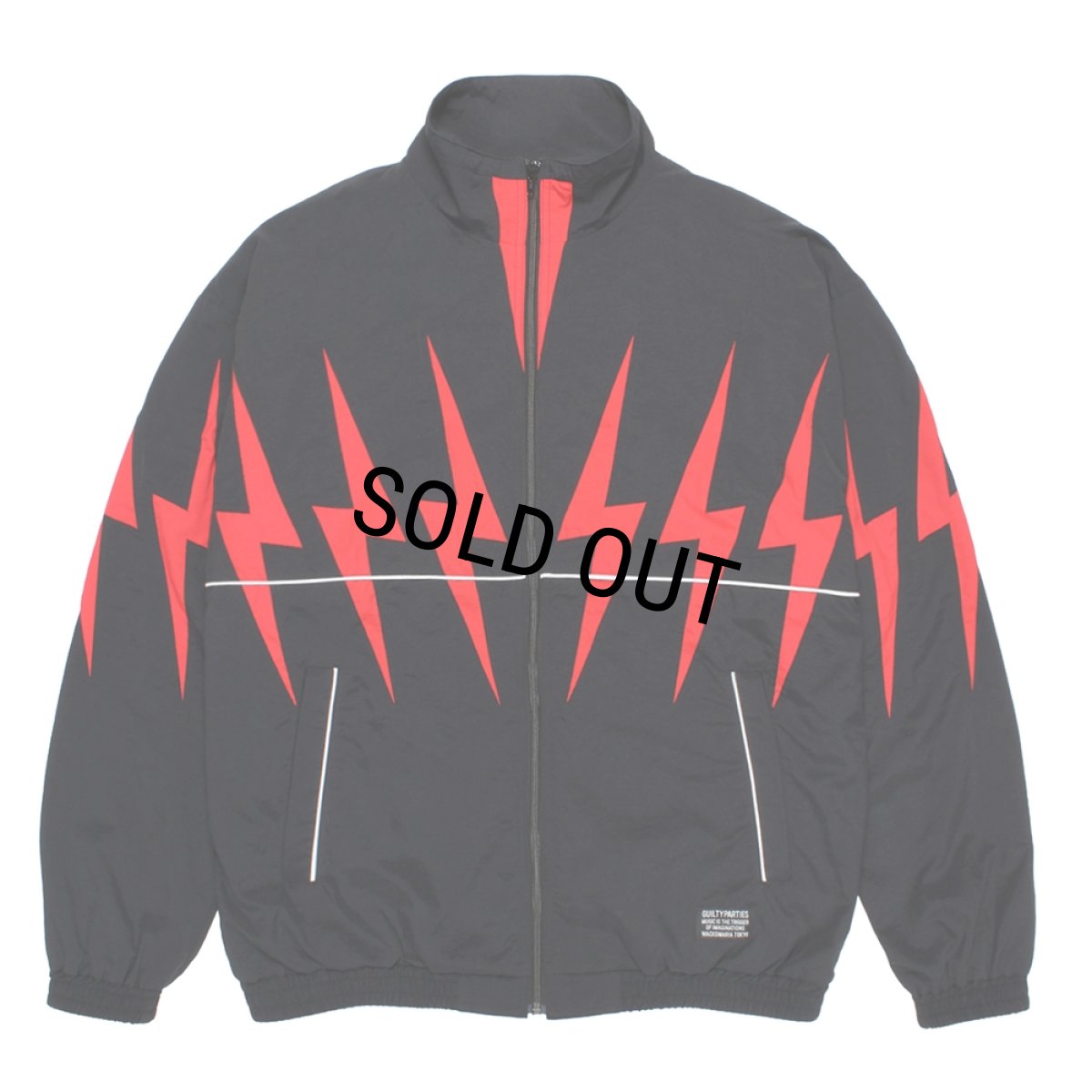 画像1: WACKO MARIA/NYLON TRACK JACKET（BLACK）［ナイロントラックJKT-25秋冬］ (1)