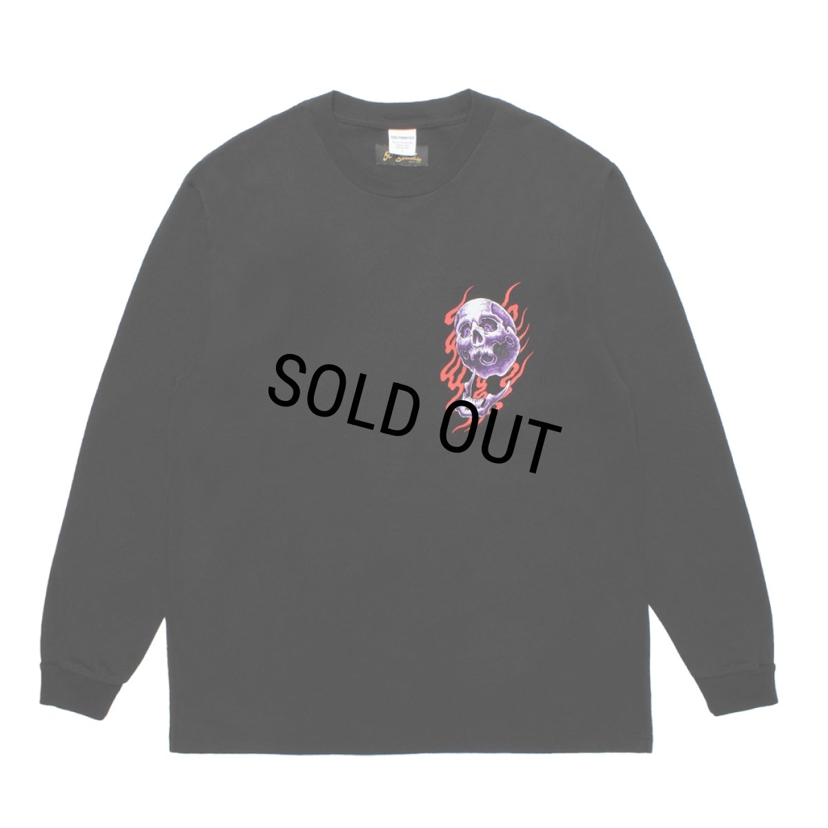 画像1: WACKO MARIA/56 TATTOO STUDIO / WASHED HEAVY WEIGHT LONG SLEEVE T-SHIRT（BLACK）［プリント長袖T-25秋冬］ (1)