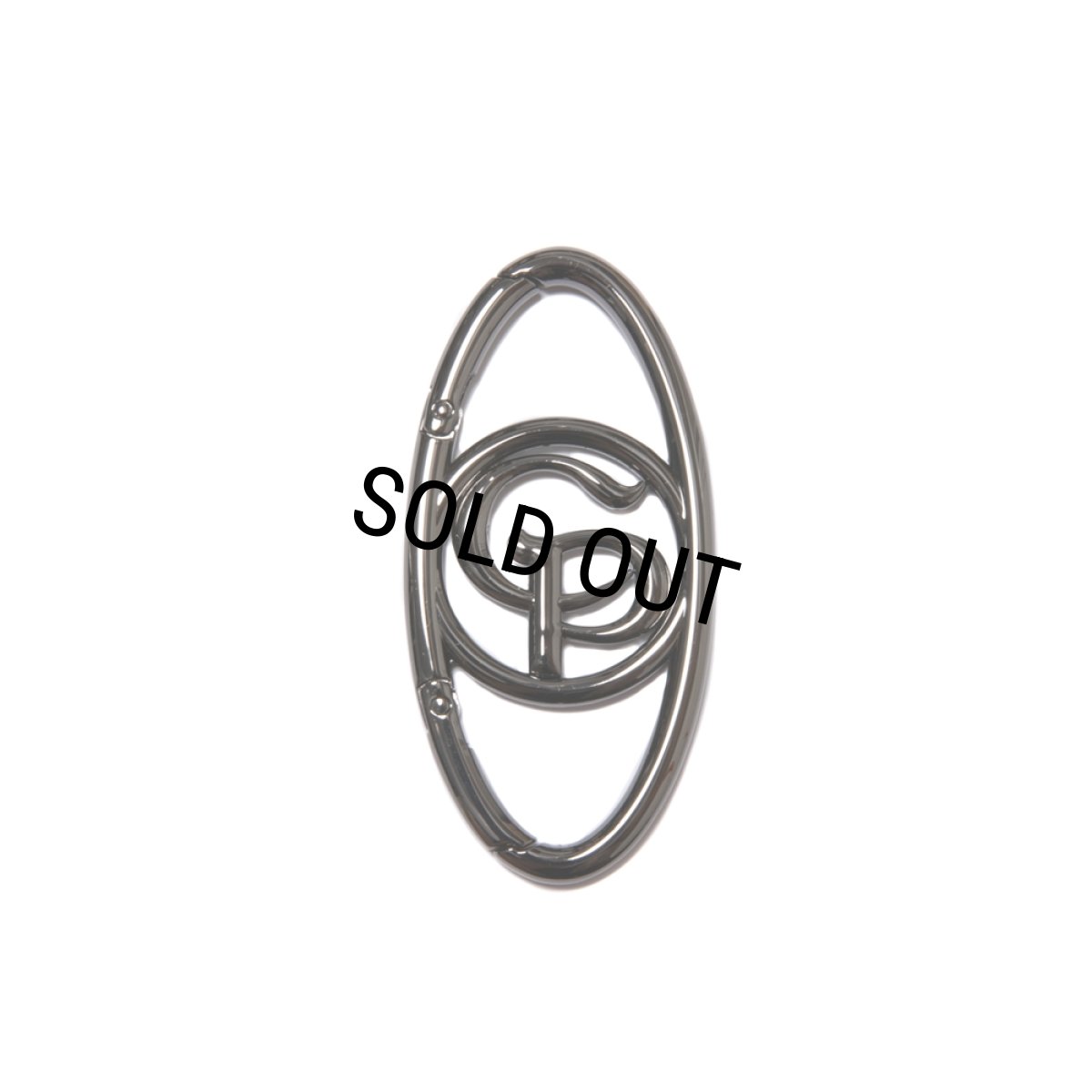 画像1: COOTIE PRODUCTIONS/Symbol Carabiner（Black）［シンボルカラビナ-25春夏］ (1)