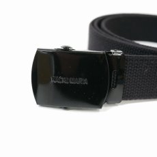 画像2: WACKO MARIA/GI BELT（BLACK）［GIベルト-25秋冬］ (2)