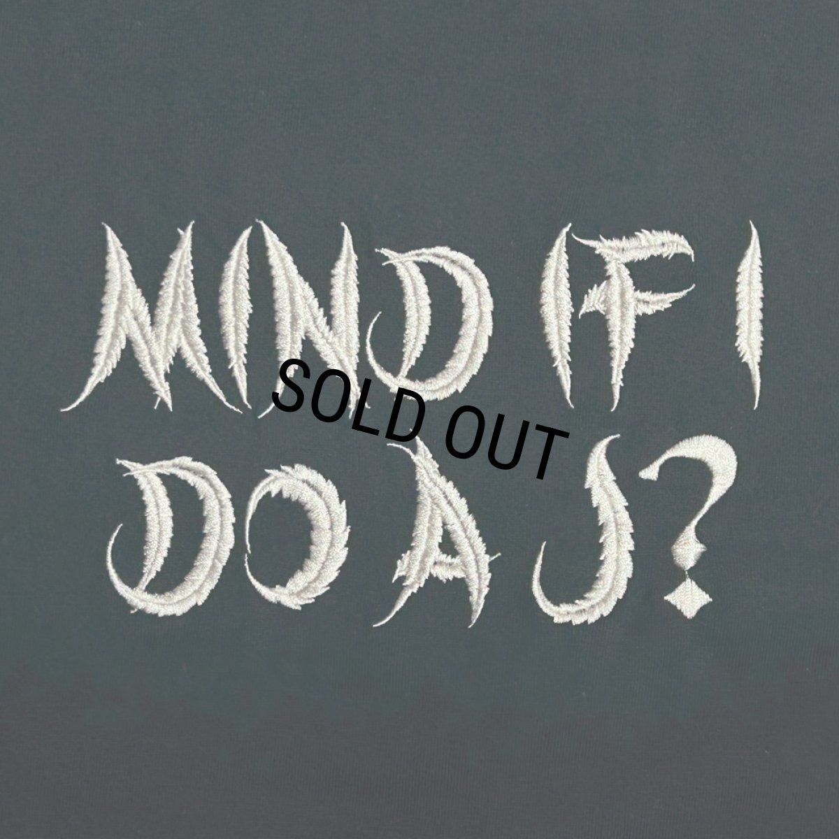 画像2: exodus/Mind If i Do a J ? T-SHIRT（BLACK）［刺繍T-25秋冬］ (2)