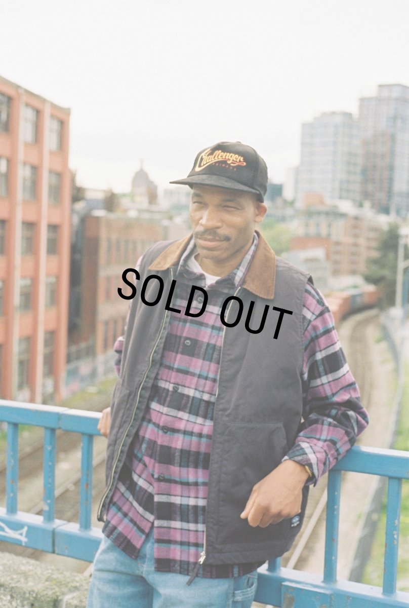 画像8: CHALLENGER/PLAID FLANNEL SHIRT（GREEN）［チェックフランネルシャツ-25秋冬］ (8)