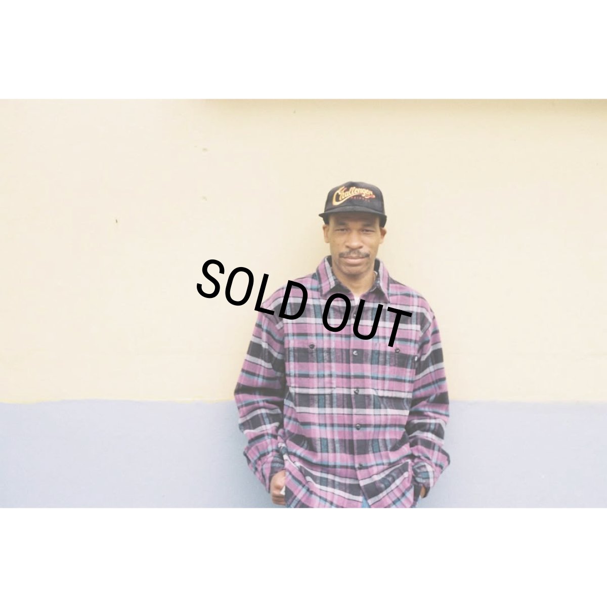 画像2: CHALLENGER/PLAID FLANNEL SHIRT（PURPLE）［チェックフランネルシャツ-25秋冬］ (2)